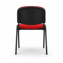 Konferenční židle stohovatelná – červená barva, SEAT IN AN TAU RD