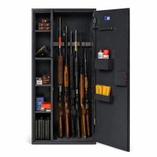 Skříň na 7 zbraní se zámkem na klíč, GUNCAB PT 1300/650/350 K 7016