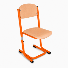 Školní židle, výškově nastavitelná, SCHOOLSEAT RM KAR VN