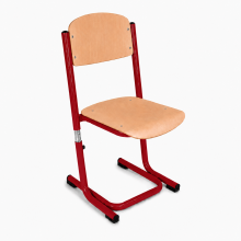 Školní židle, výškově nastavitelná, SCHOOLSEAT RM KAR VN