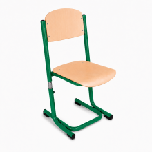 Školní židle, výškově nastavitelná, SCHOOLSEAT RM KAR VN