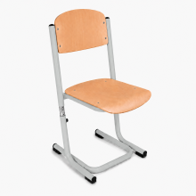 Školní židle, výškově nastavitelná, SCHOOLSEAT RM KAR VN