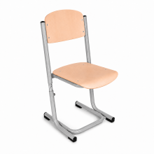 Školní židle, výškově nastavitelná, SCHOOLSEAT RM KAR VN