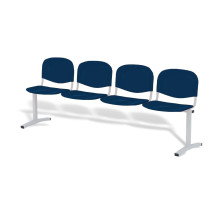WAITBENCH LM/ICH 4 FR | 4místná lavice do čekárny - ohnivzdorná barva