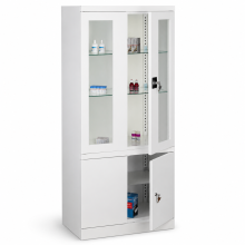 Nemocniční skříňka na léky, HOSPICAB H 1800/800/435 2GS 1SS