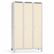 3-dveřová šatní skříň s dlouhými dveřmi pro lyžaře, LOCKER H 3 SKI