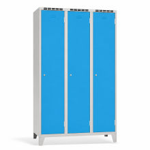 3-dveřová šatní skříň s dlouhými dveřmi pro lyžaře, LOCKER H 3 SKI
