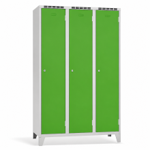 3-dveřová šatní skříň s dlouhými dveřmi pro lyžaře, LOCKER H 3 SKI