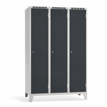 3-dveřová šatní skříň s dlouhými dveřmi pro lyžaře, LOCKER H 3 SKI