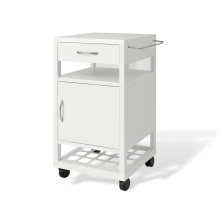 Pojízdný kovový noční stolek, BEDSIDE CAB H WE