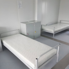 Skládací kovová postel, SLEEPI H 2000/800 GY