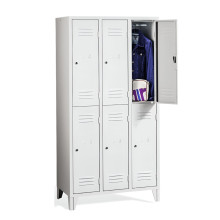 LOCKER CH 3/6 F - 6-dveřová šatní skříň s krátkými dvířky