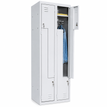 LOCKER H Z4 350 | 4dveřová šatní skříň s dveřmi ve tvaru Z
