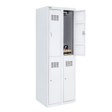 4dveřová šatní skříň s krátkými dveřmi, LOCKER H 2/4