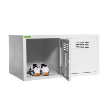 2-dveřová skříň na obuv se šířkou přihrádky 400 mm, SHOEBOX H 2 400