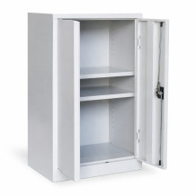 Skladovací skříň se 2 policemi, STORECAB H 1000/800/420 GY, ilustrační foto