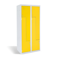 4dveřová šatní skříň se Z-dveřmi, LOCKER H Z4 400