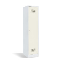 1dveřová šatní skříň s přepážkou, LOCKER H 1 BW