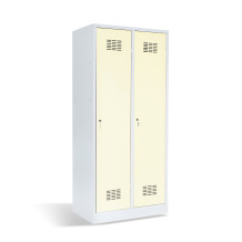 2dveřová šatní skříň s přepážkou, LOCKER H 2 BW