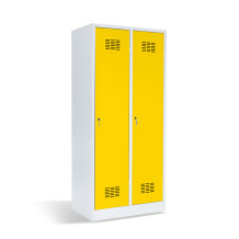 2dveřová šatní skříň s přepážkou, LOCKER H 2 BW