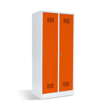 2dveřová šatní skříň s přepážkou, LOCKER H 2 BW
