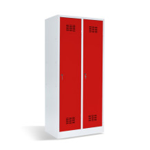 2dveřová šatní skříň s přepážkou, LOCKER H 2 BW