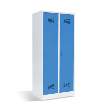 2dveřová šatní skříň s přepážkou, LOCKER H 2 BW