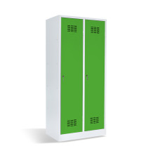 2dveřová šatní skříň s přepážkou, LOCKER H 2 BW