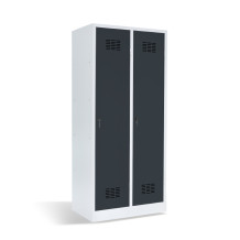 2dveřová šatní skříň s přepážkou, LOCKER H 2 BW