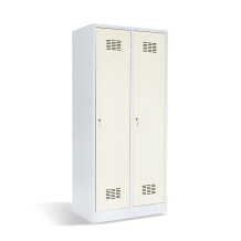 2dveřová šatní skříň s přepážkou, LOCKER H 2 BW