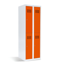 4dveřová šatní skříň s krátkými dveřmi, LOCKER H 2/4