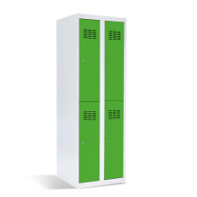 4dveřová šatní skříň s krátkými dveřmi, LOCKER H 2/4
