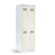 4dveřová šatní skříň s krátkými dveřmi, LOCKER H 2/4
