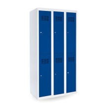 6dveřová šatní skříň s krátkými dveřmi, LOCKER H 3/6