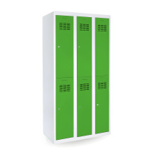 6dveřová šatní skříň s krátkými dveřmi, LOCKER H 3/6