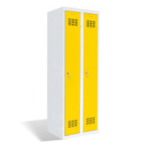 Dvoudveřová šatní skříň s dlouhými dveřmi, LOCKER H2
