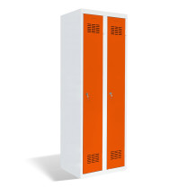 Dvoudveřová šatní skříň s dlouhými dveřmi, LOCKER H2