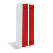 Dvoudveřová šatní skříň s dlouhými dveřmi, LOCKER H2