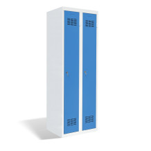 Dvoudveřová šatní skříň s dlouhými dveřmi, LOCKER H2