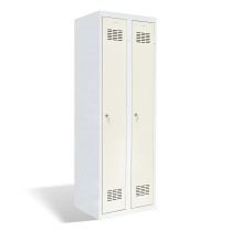 Dvoudveřová šatní skříň s dlouhými dveřmi, LOCKER H2