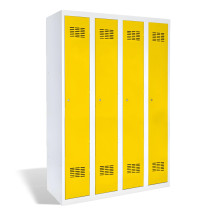 4dveřová šatní skříň s dlouhými dveřmi, LOCKER H 4