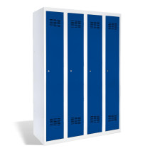 4dveřová šatní skříň s dlouhými dveřmi, LOCKER H 4