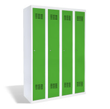4dveřová šatní skříň s dlouhými dveřmi, LOCKER H 4