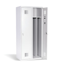 2-dveřová šatní skříň s přepážkou, LOCKER M 2 BW