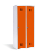 2-dveřová šatní skříň s přepážkou, LOCKER M 2 BW