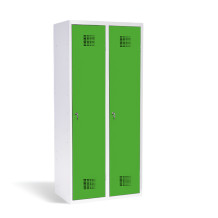 2-dveřová šatní skříň s přepážkou, LOCKER M 2 BW
