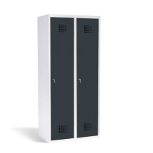 2-dveřová šatní skříň s přepážkou, LOCKER M 2 BW