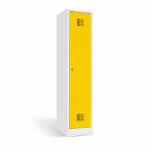 1-dveřová šatní skříň s přepážkou, LOCKER M 1 BW