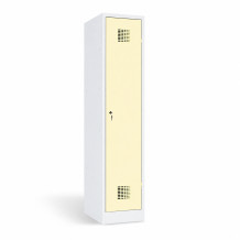 1-dveřová šatní skříň s přepážkou, LOCKER M 1 BW