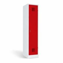 1-dveřová šatní skříň s přepážkou, LOCKER M 1 BW